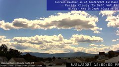 view from Stuarts Draft, VA on 2025-08-26