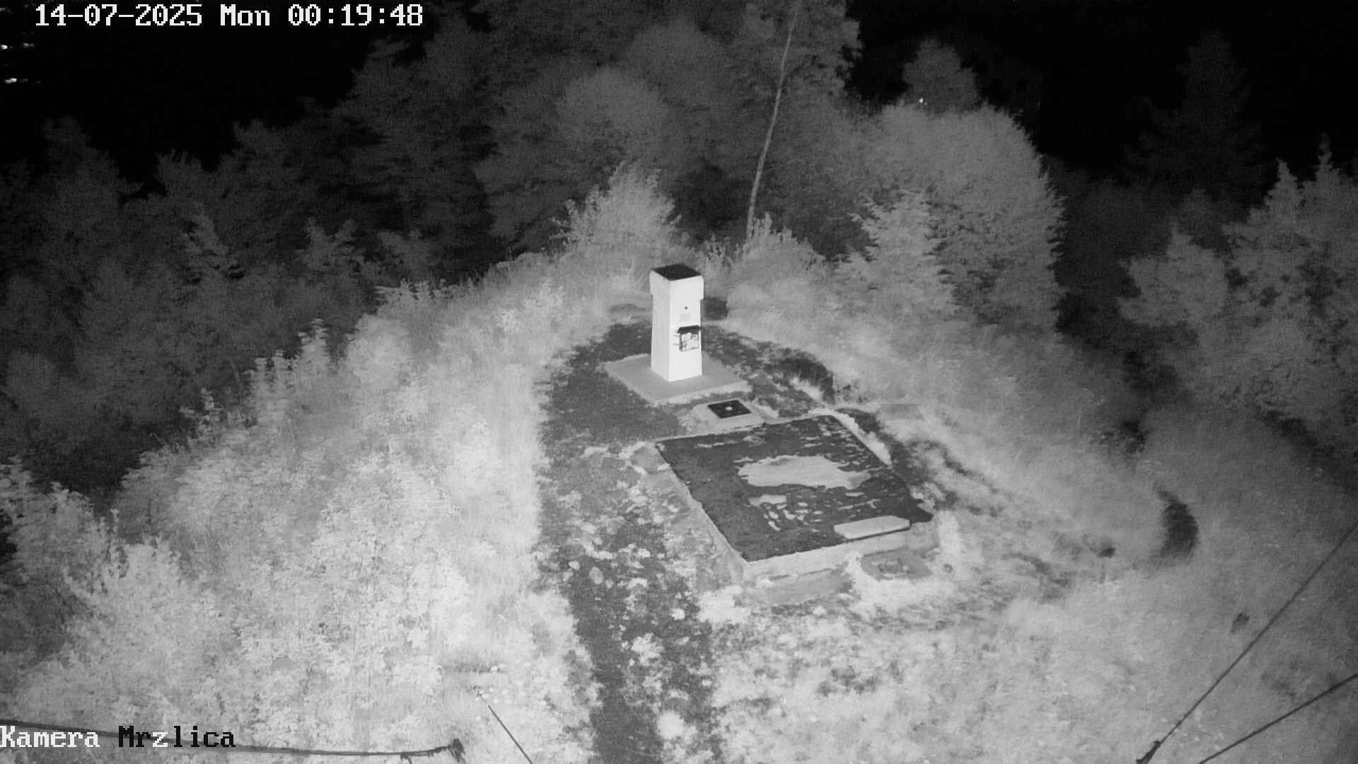 time-lapse frame, Mrzlica - stolp webcam