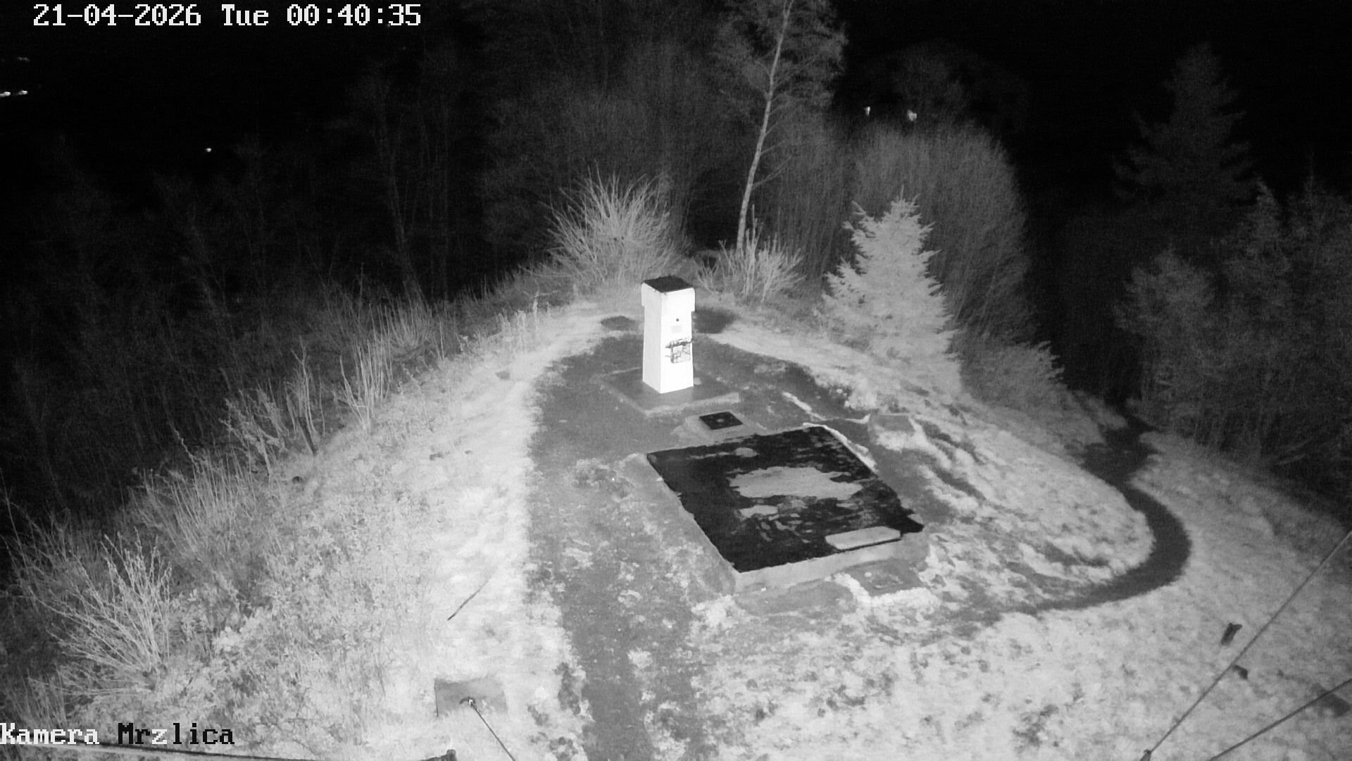 time-lapse frame, Mrzlica - stolp webcam