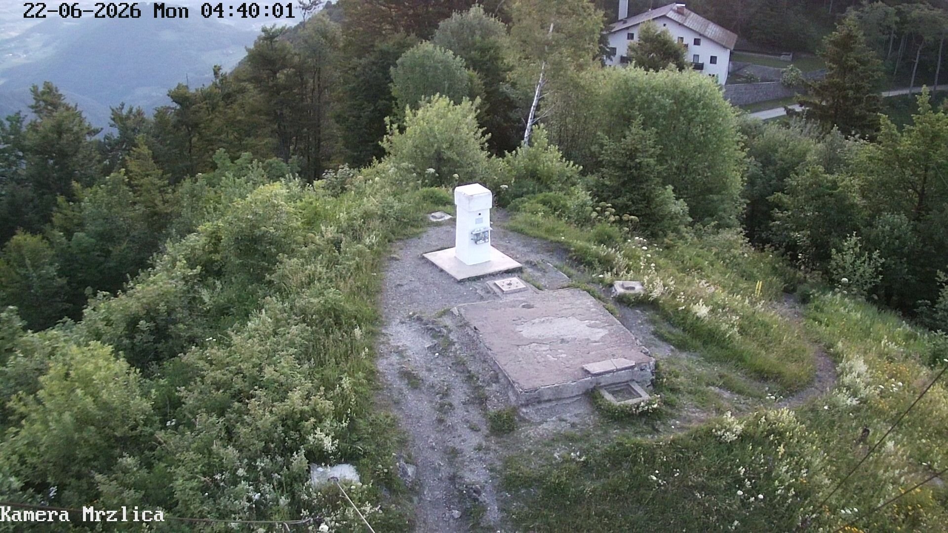 time-lapse frame, Mrzlica - stolp webcam
