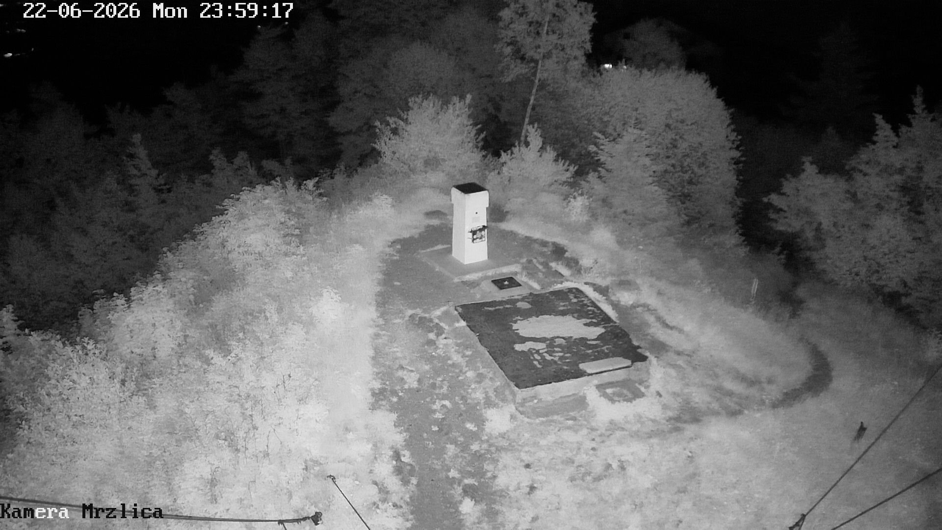 time-lapse frame, Mrzlica - stolp webcam