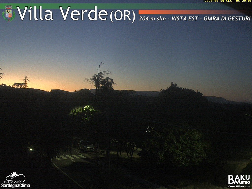 time-lapse frame, Baini Est webcam