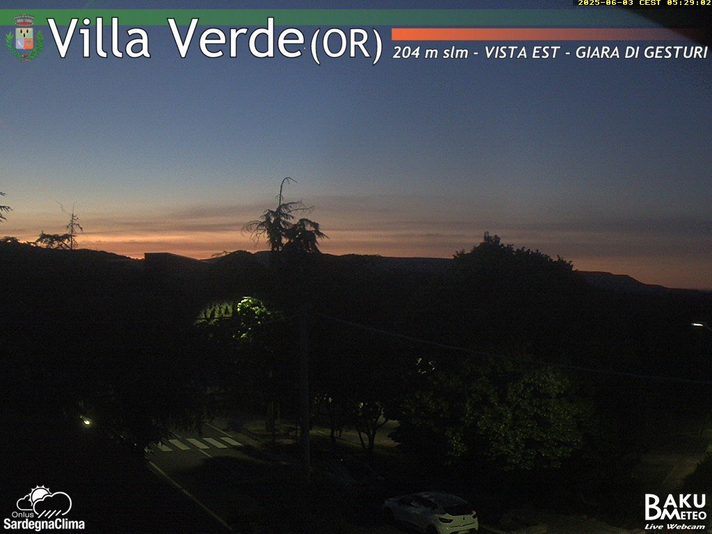 time-lapse frame, Baini Est webcam