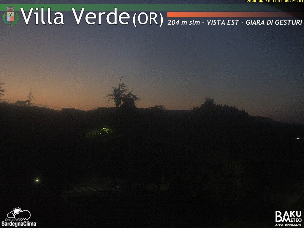 time-lapse frame, Baini Est webcam