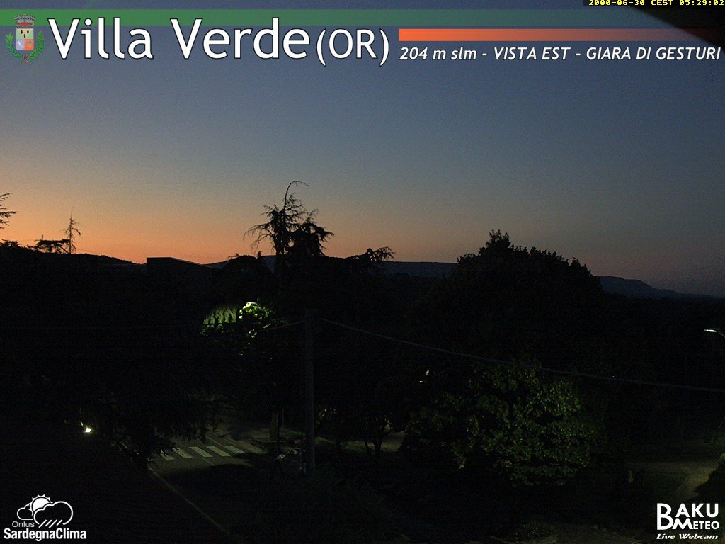 time-lapse frame, Baini Est webcam