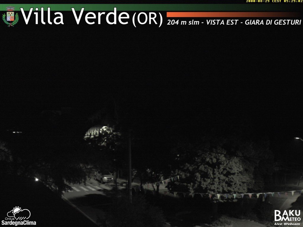 time-lapse frame, Baini Est webcam