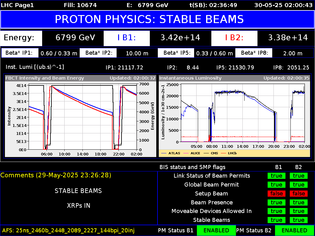 time-lapse frame, LHC Page 1 webcam