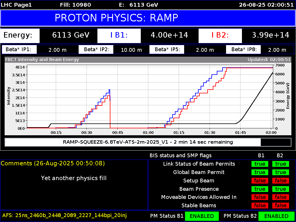 time-lapse frame, LHC Page 1 webcam