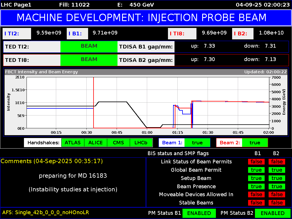 time-lapse frame, LHC Page 1 webcam