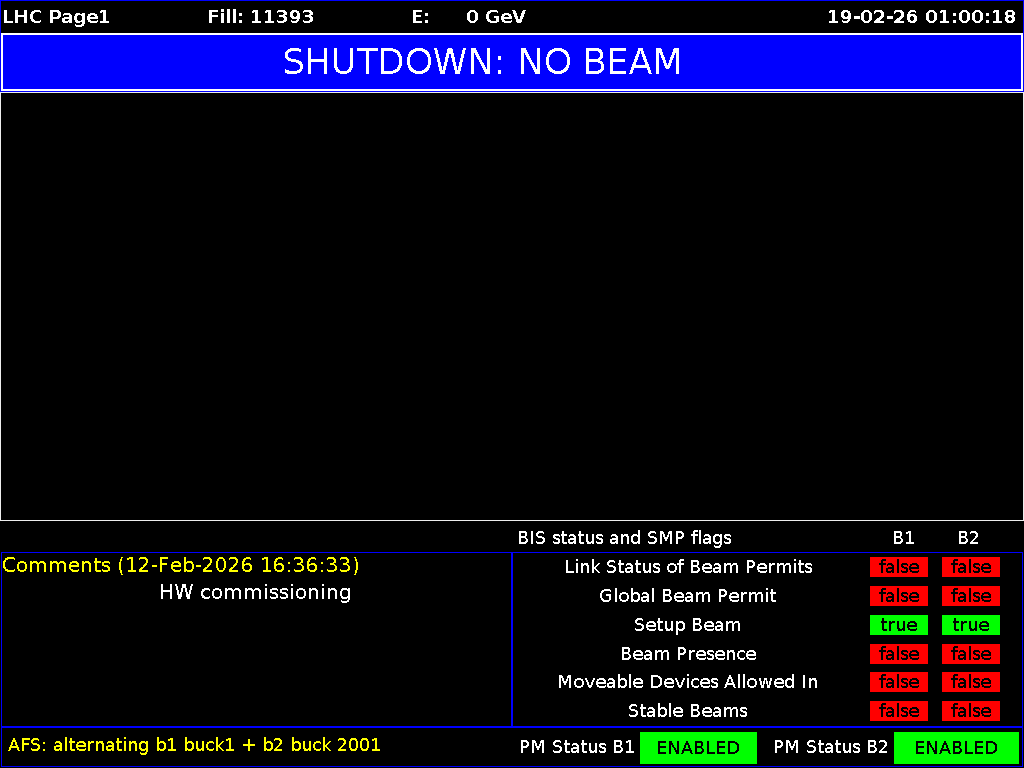 time-lapse frame, LHC Page 1 webcam