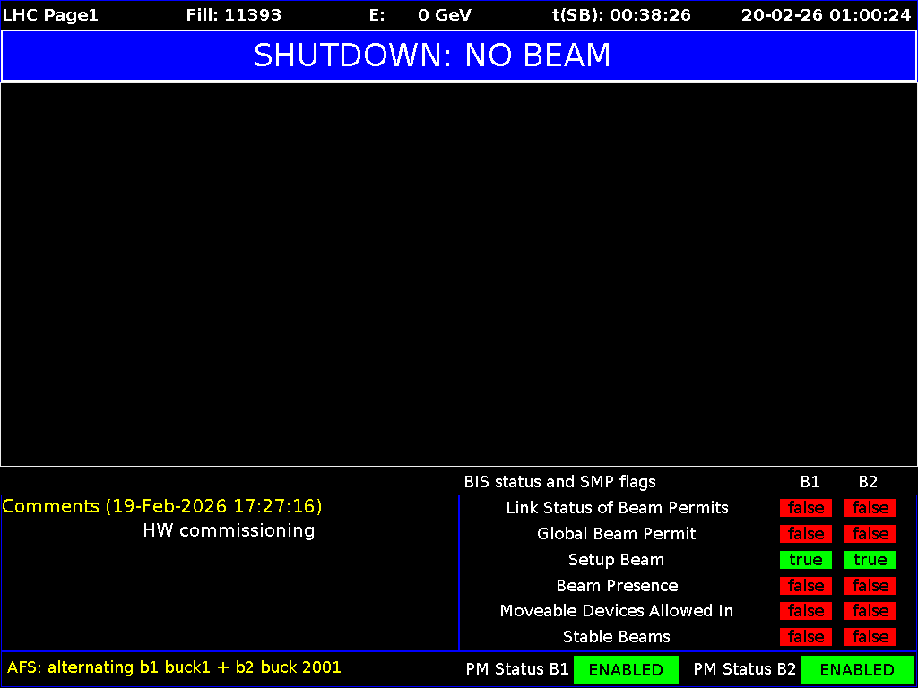 time-lapse frame, LHC Page 1 webcam