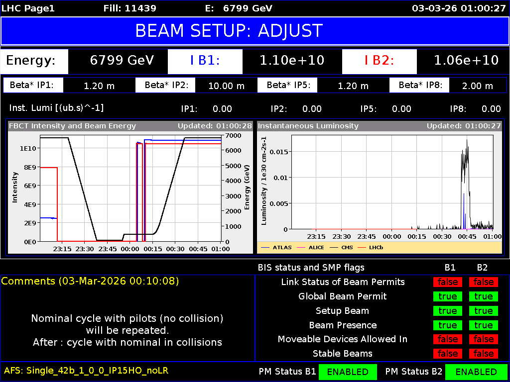 time-lapse frame, LHC Page 1 webcam