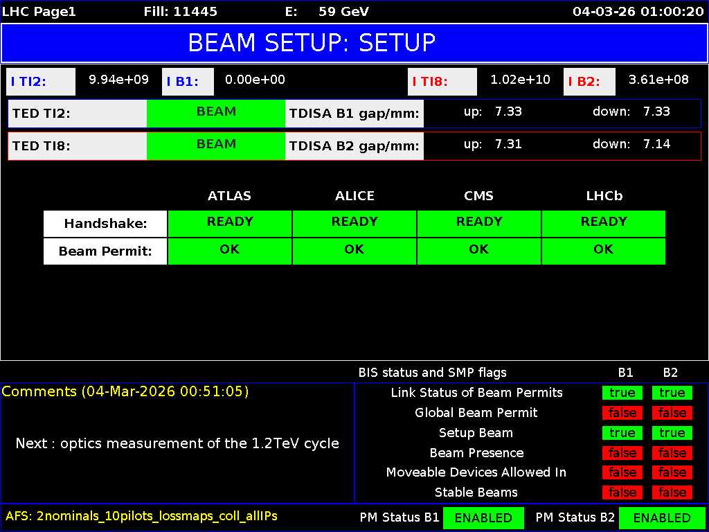 time-lapse frame, LHC Page 1 webcam