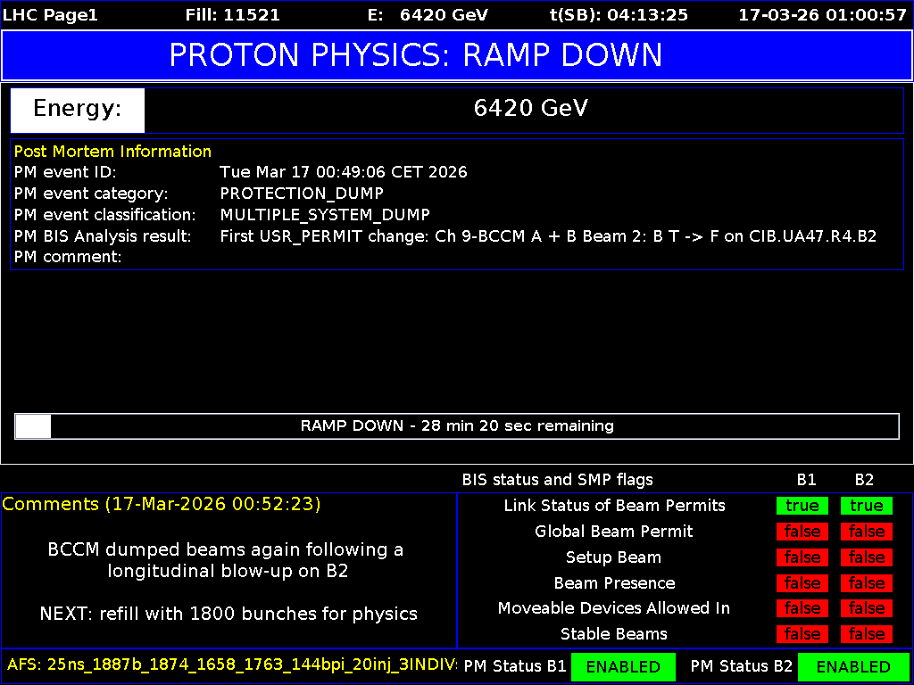 time-lapse frame, LHC Page 1 webcam