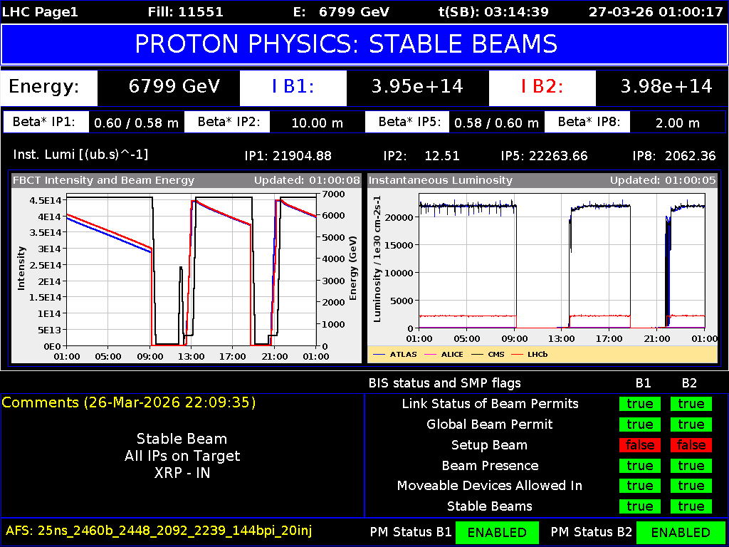 time-lapse frame, LHC Page 1 webcam