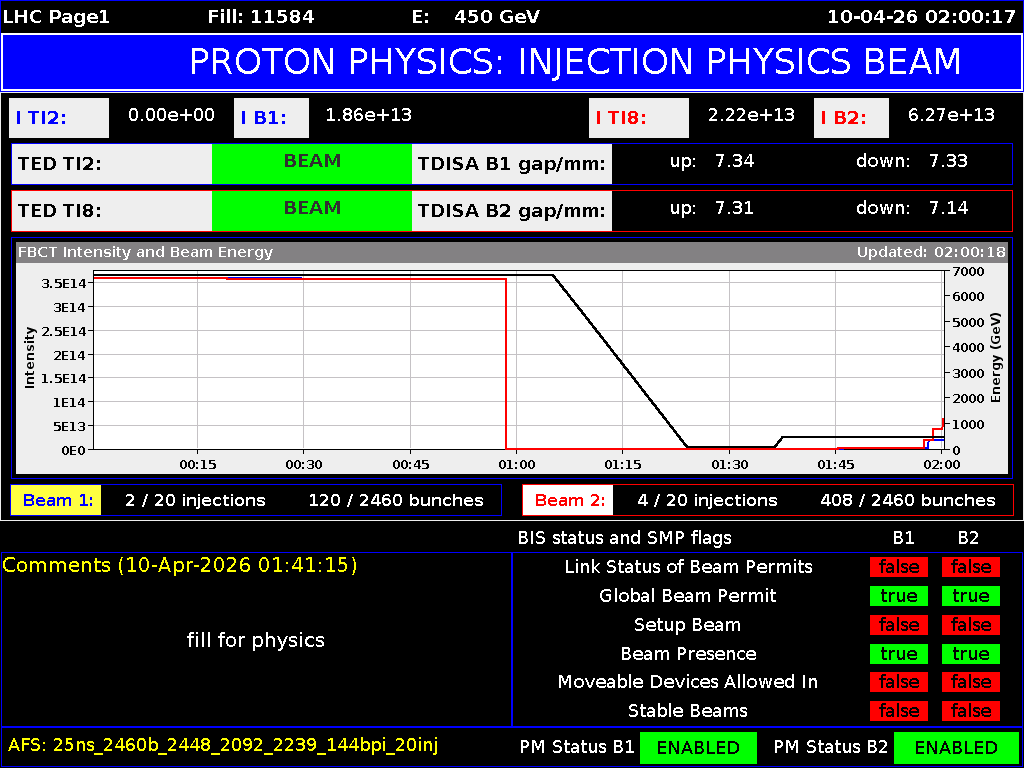 time-lapse frame, LHC Page 1 webcam