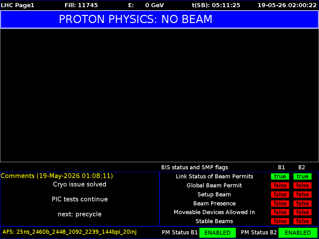 time-lapse frame, LHC Page 1 webcam