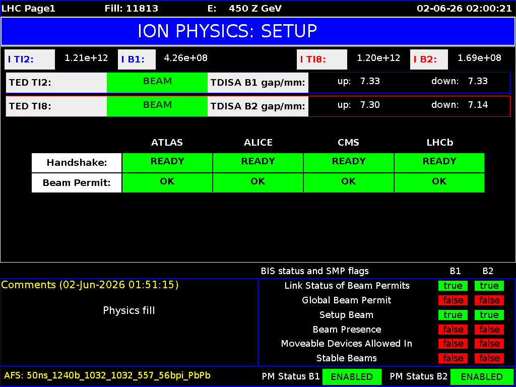 time-lapse frame, LHC Page 1 webcam