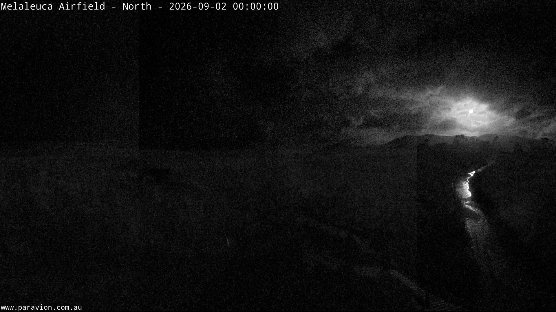 time-lapse frame, Melaleuca Airfield - North webcam
