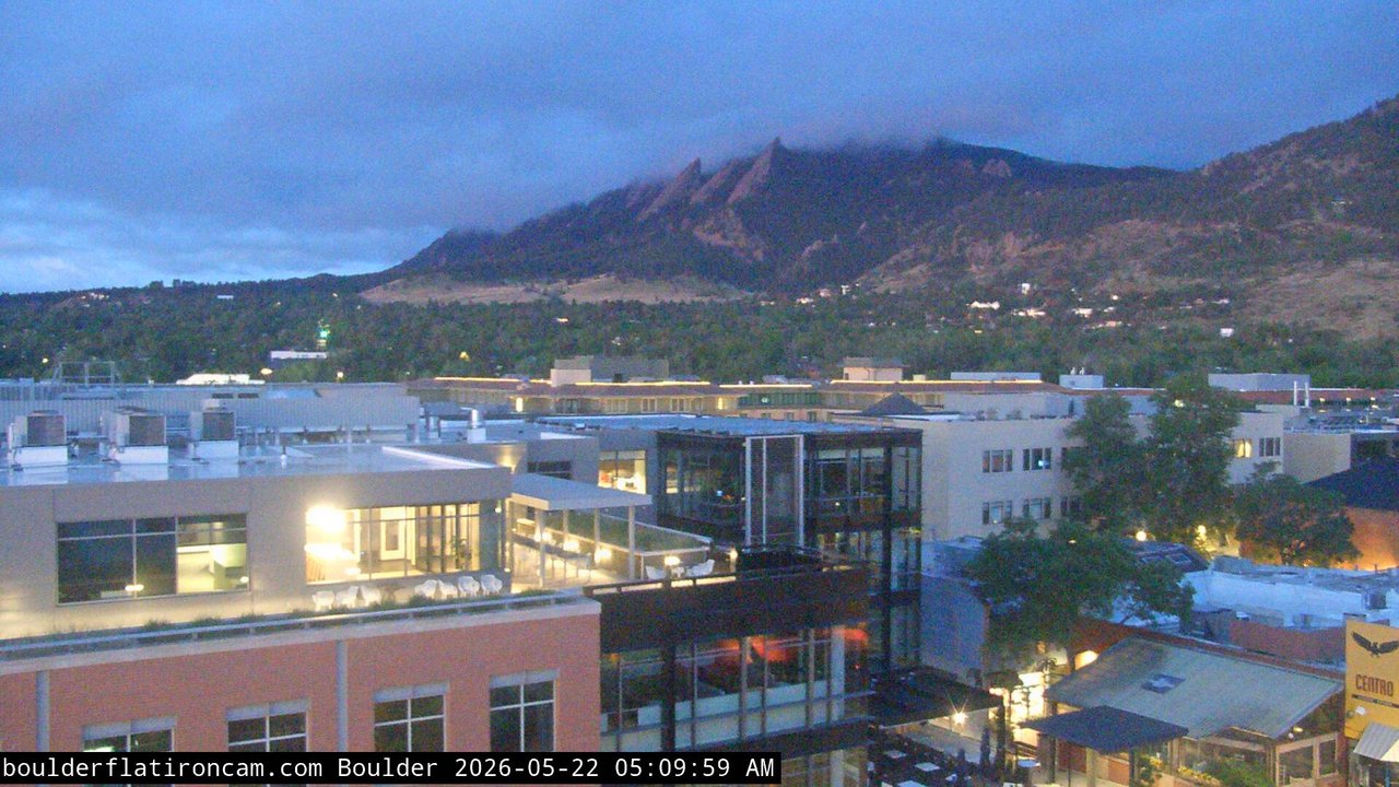 time-lapse frame, Boulder daily time-lapse webcam