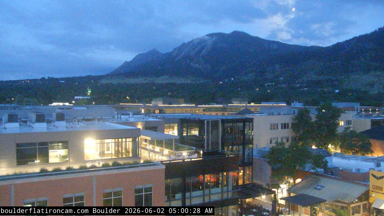 time-lapse frame, Boulder daily time-lapse webcam