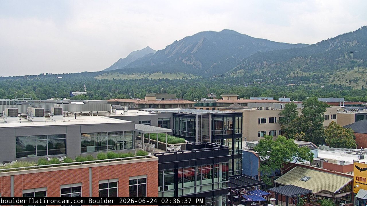 time-lapse frame, Boulder daily time-lapse webcam
