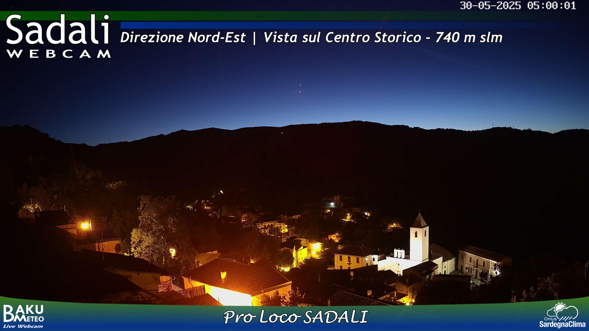 time-lapse frame, Sadali webcam