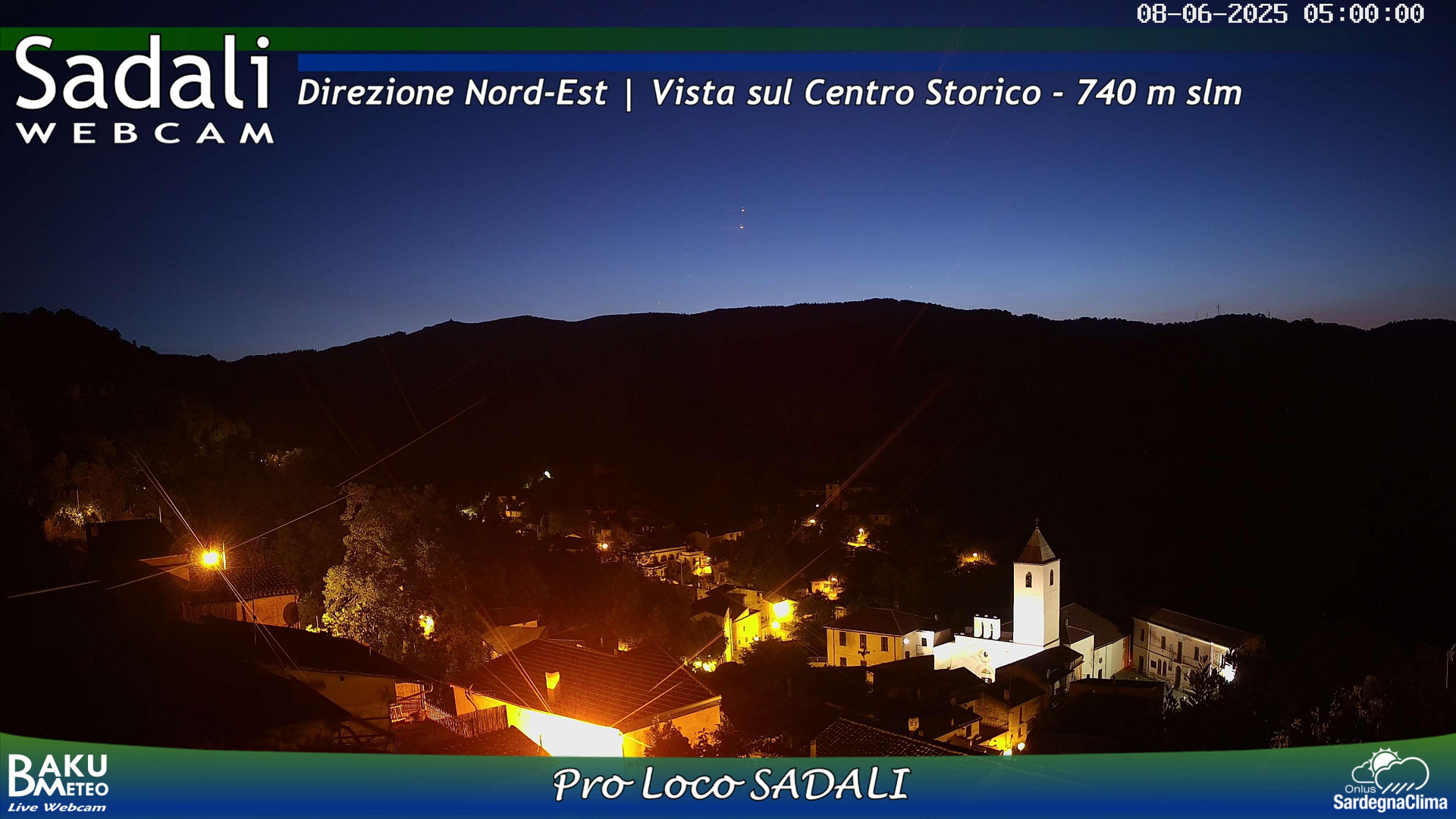 time-lapse frame, Sadali webcam