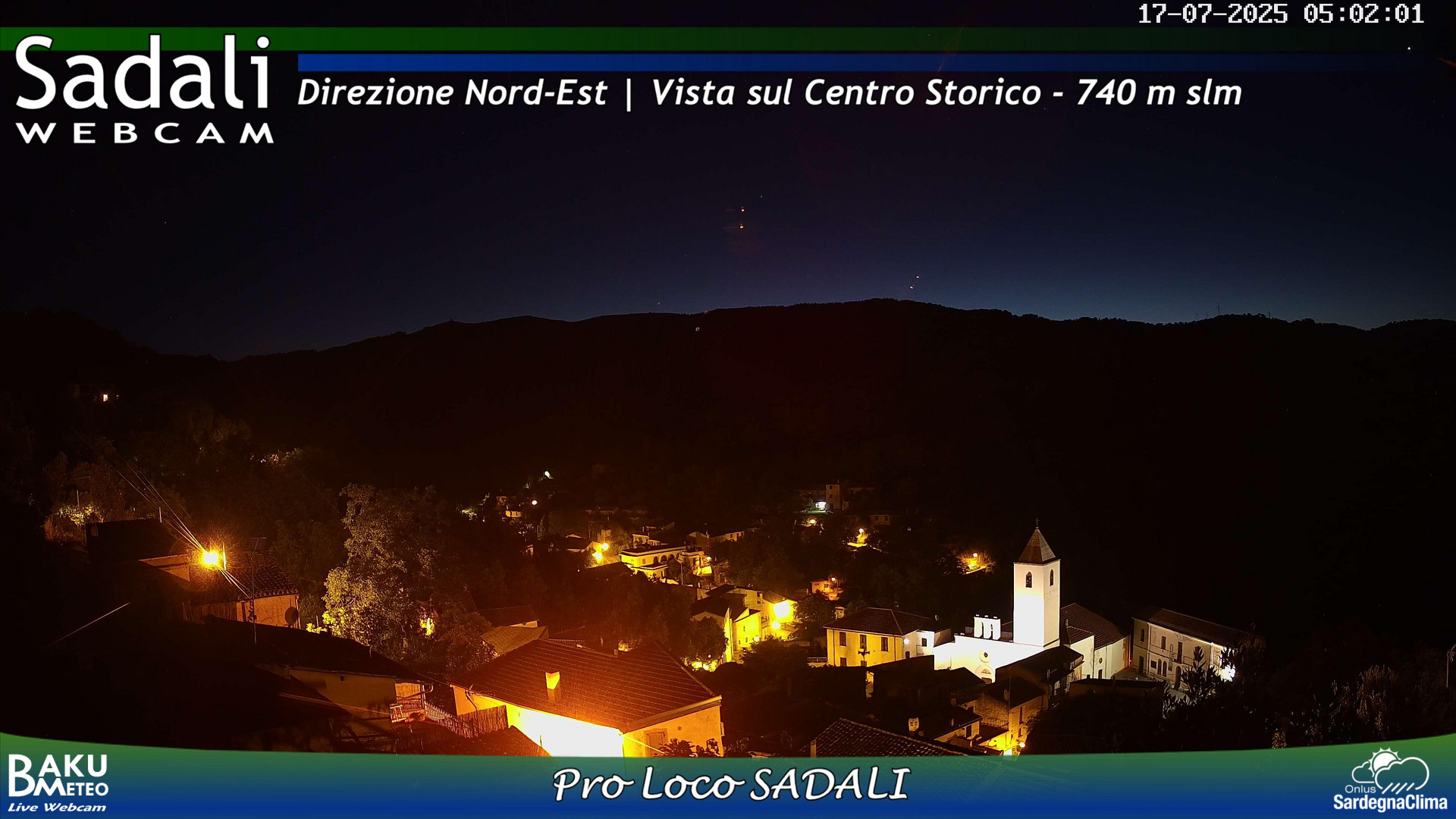 time-lapse frame, Sadali webcam