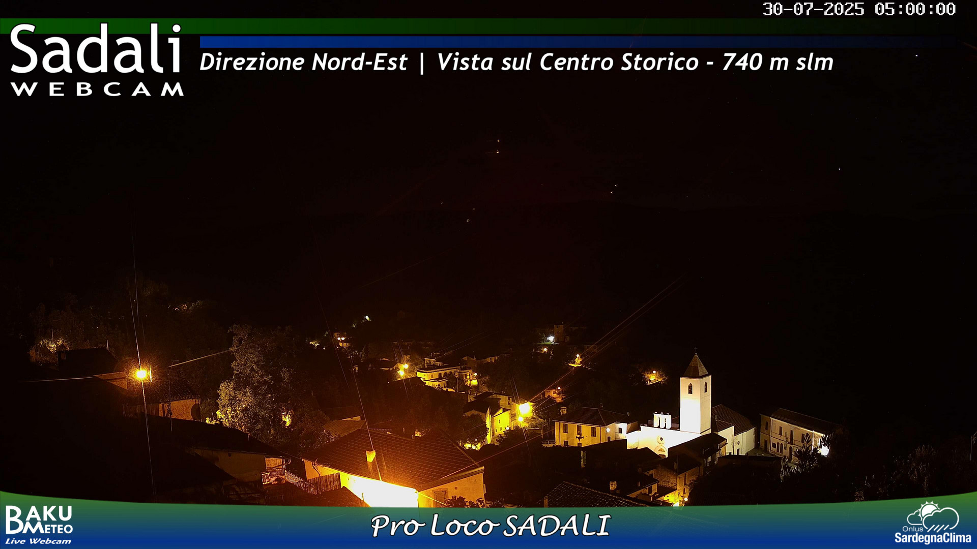 time-lapse frame, Sadali webcam