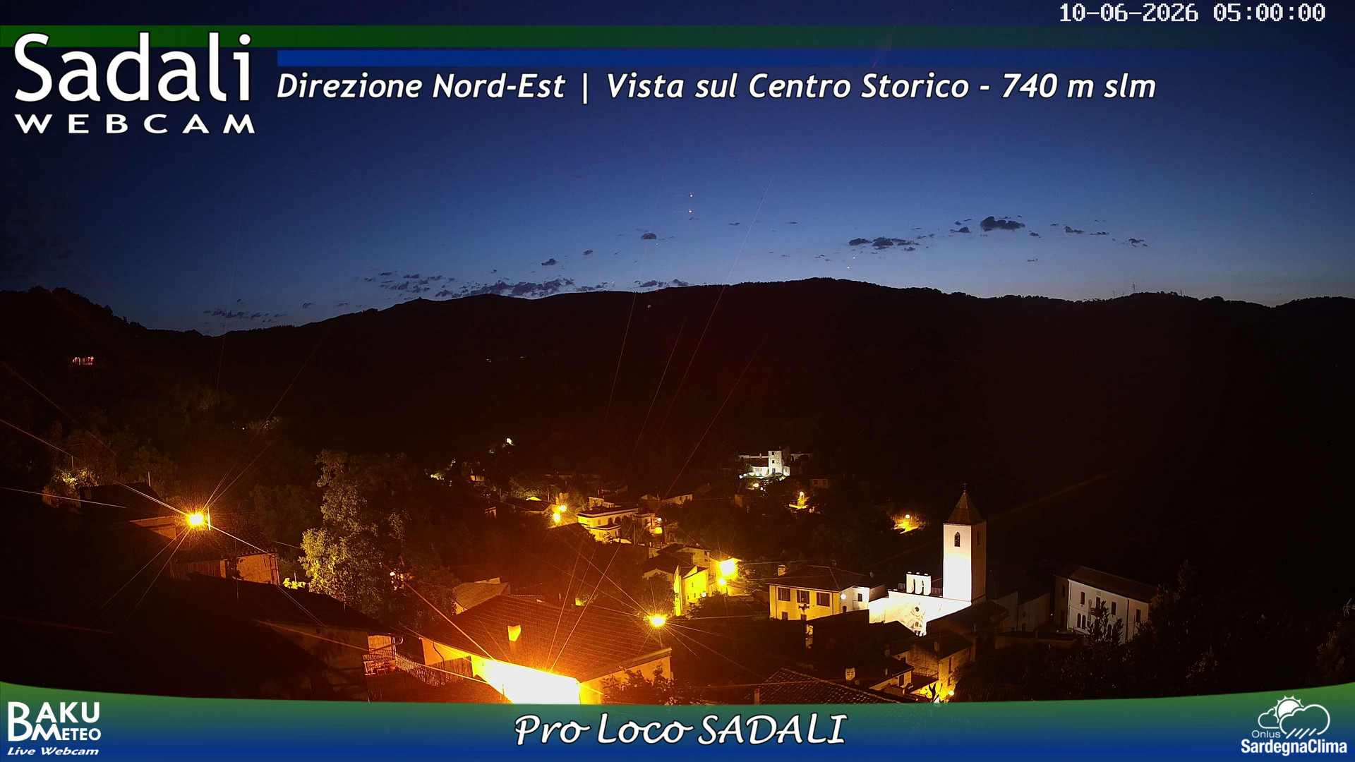 time-lapse frame, Sadali webcam