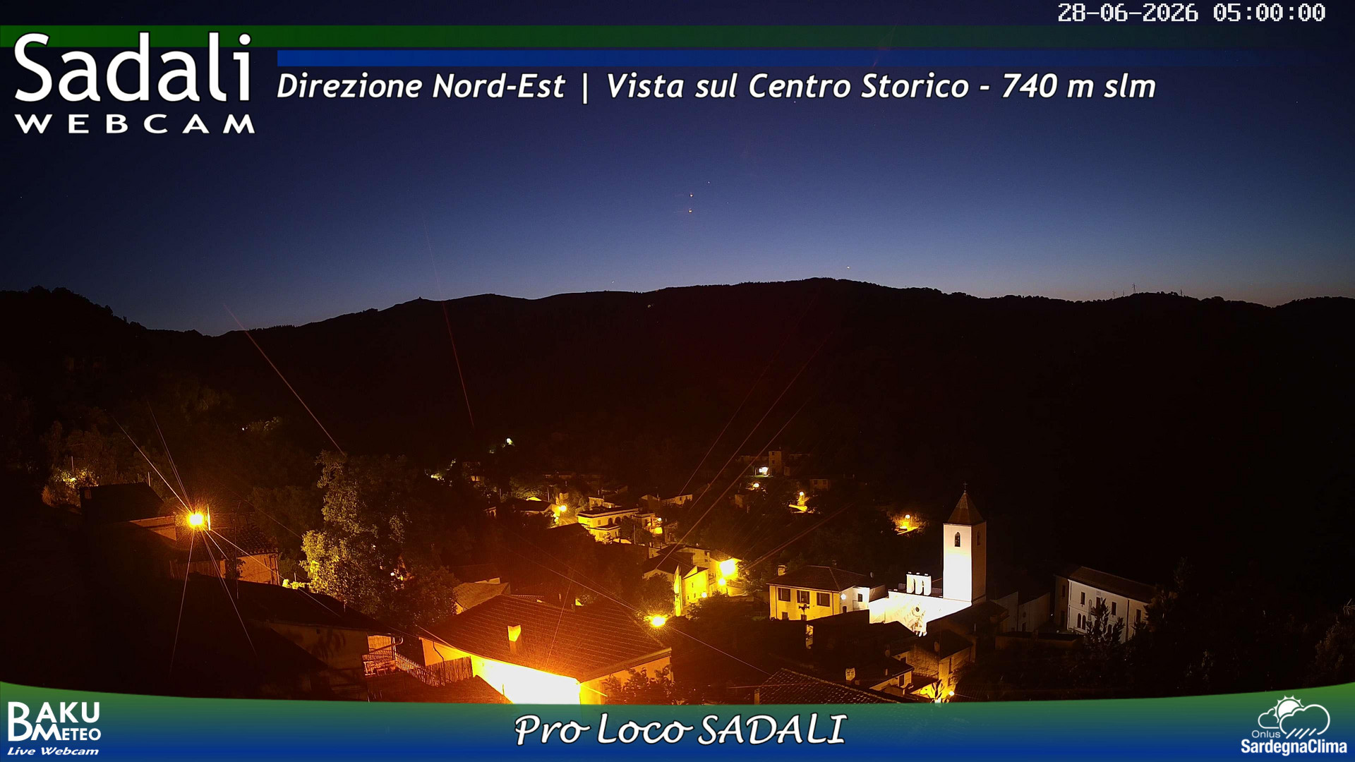 time-lapse frame, Sadali webcam
