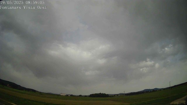 time-lapse frame, Fontanars webcam
