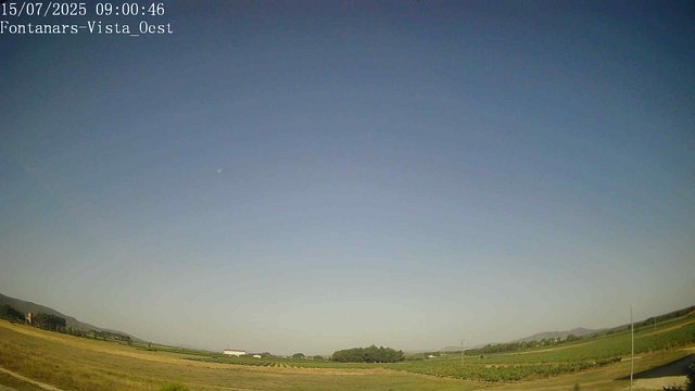 time-lapse frame, Fontanars webcam