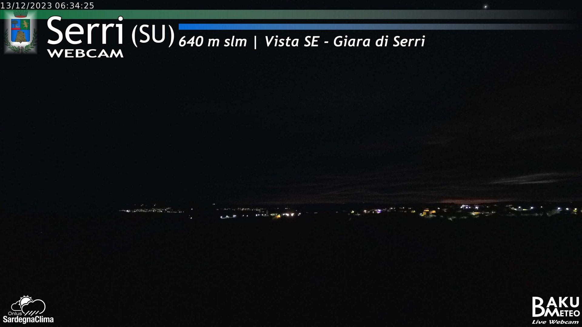 time-lapse frame, Alba di Santa Lucia webcam