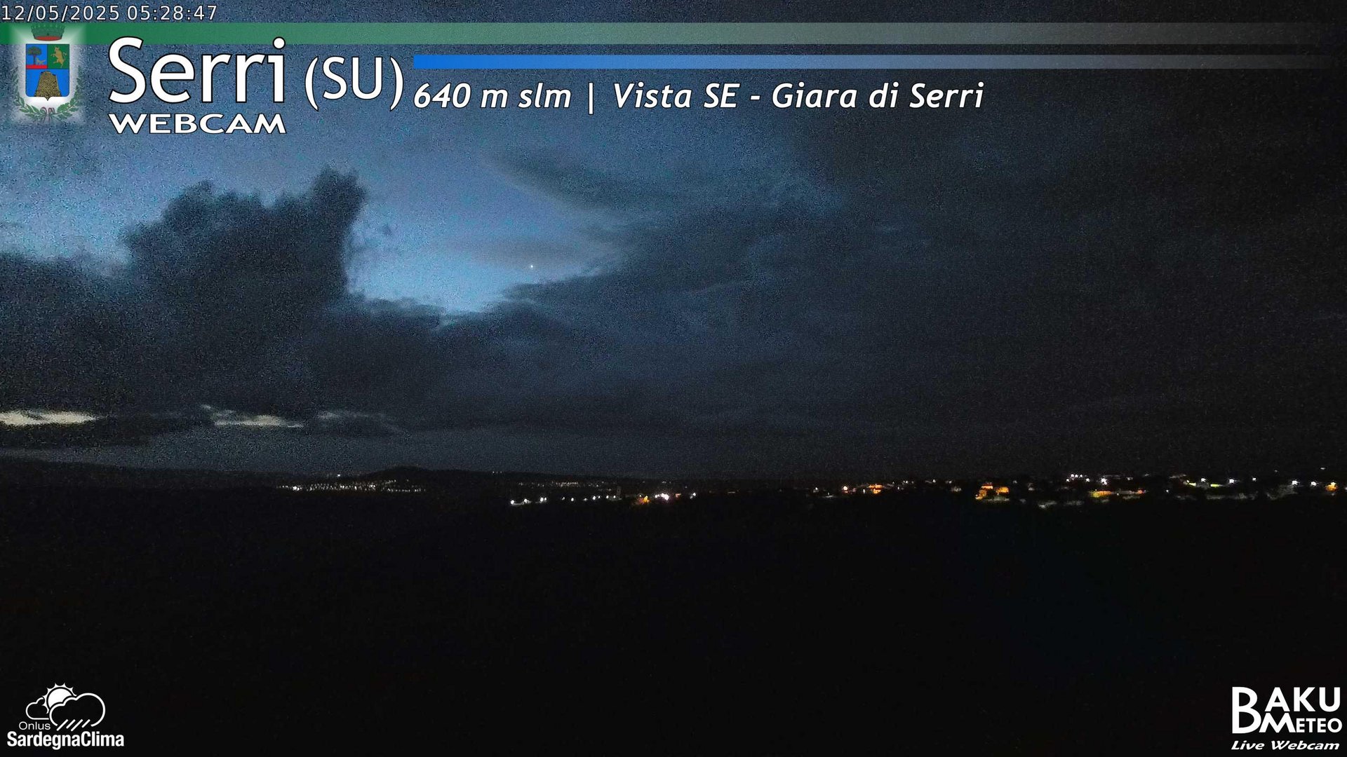 time-lapse frame, Serri webcam