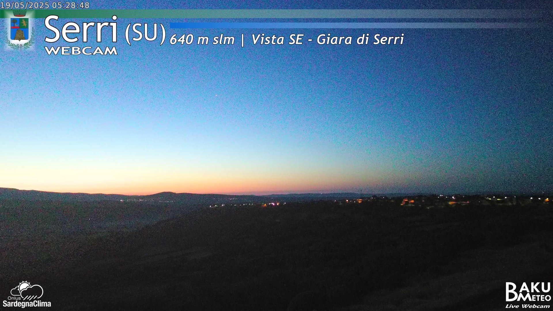 time-lapse frame, Serri webcam