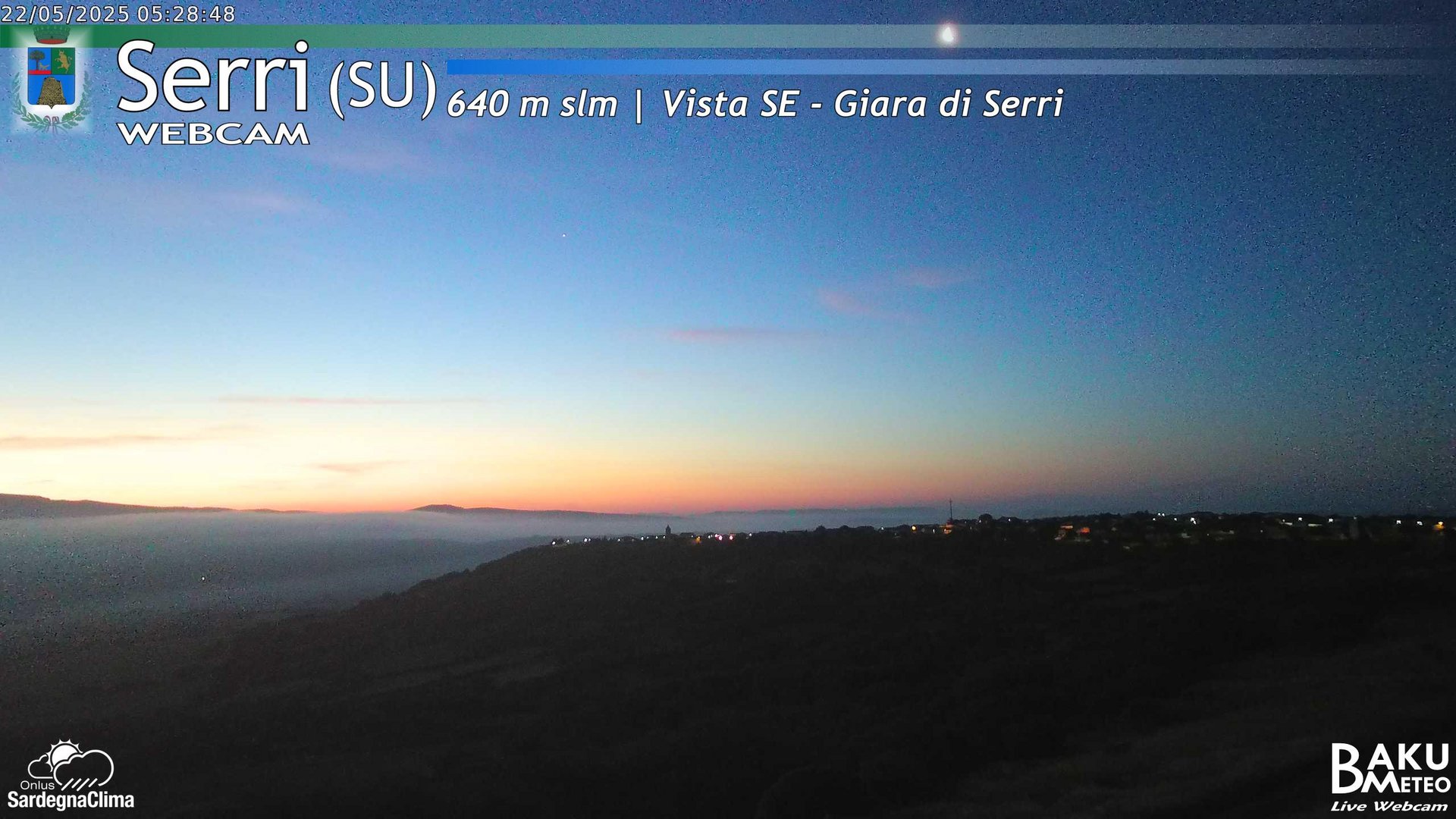time-lapse frame, Serri webcam
