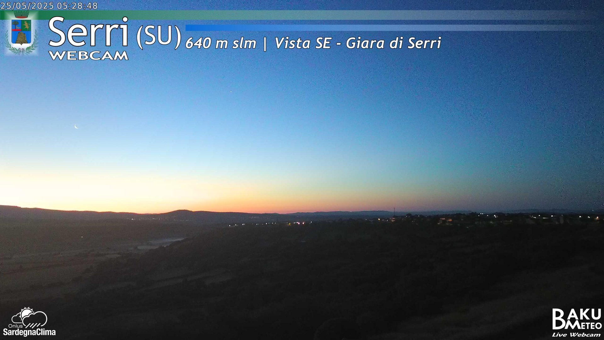 time-lapse frame, Serri webcam