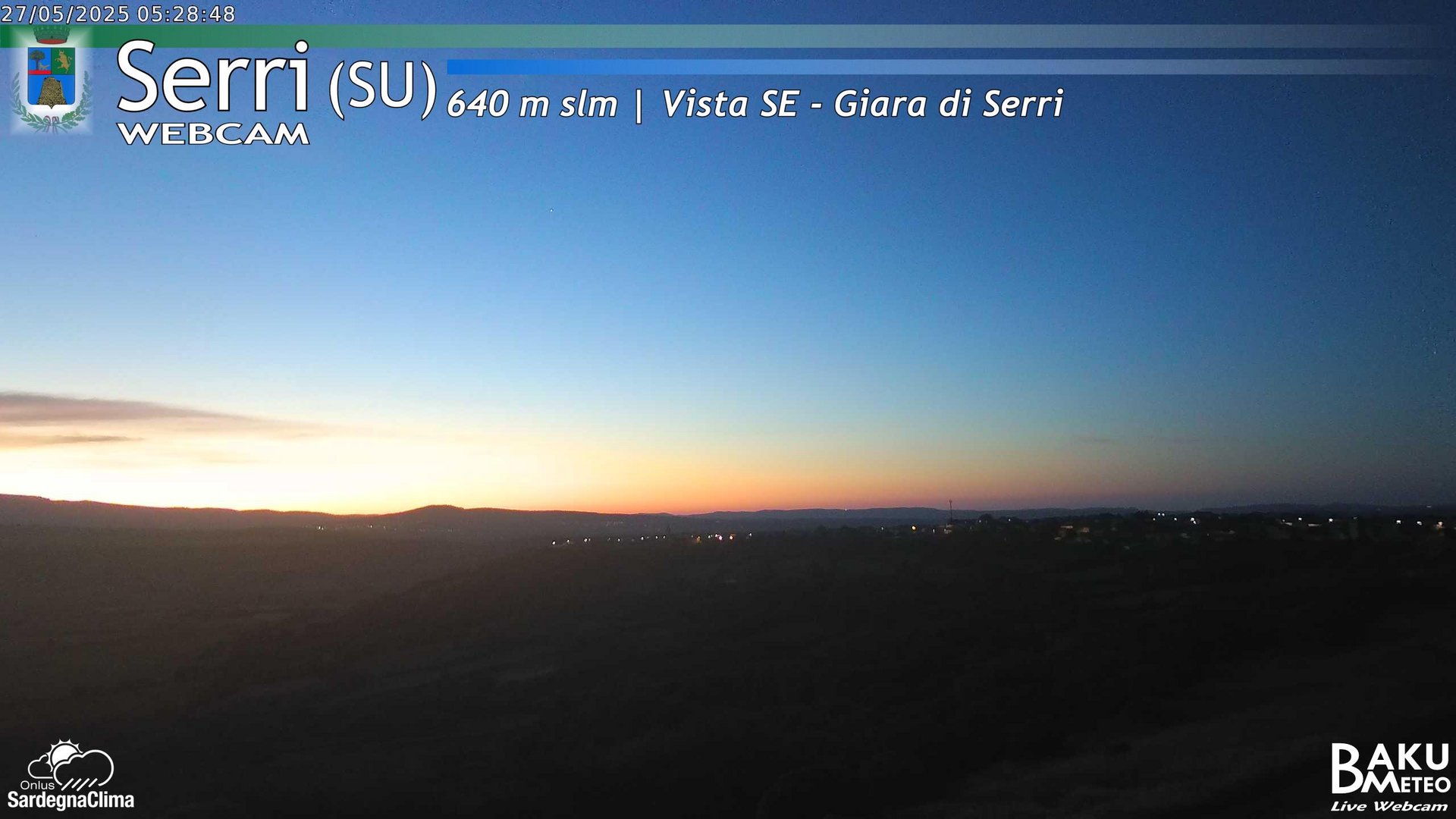 time-lapse frame, Serri webcam