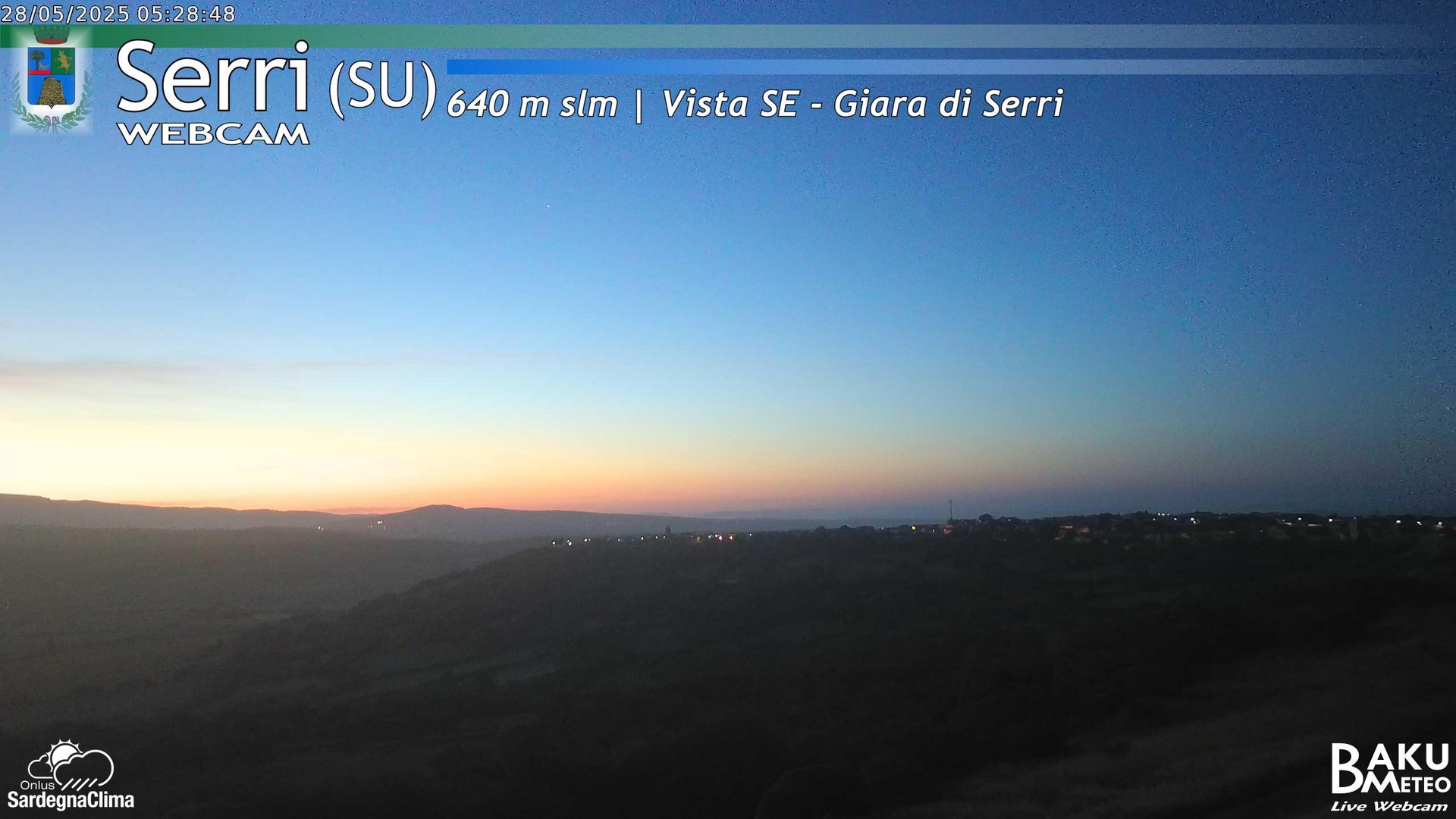 time-lapse frame, Serri webcam