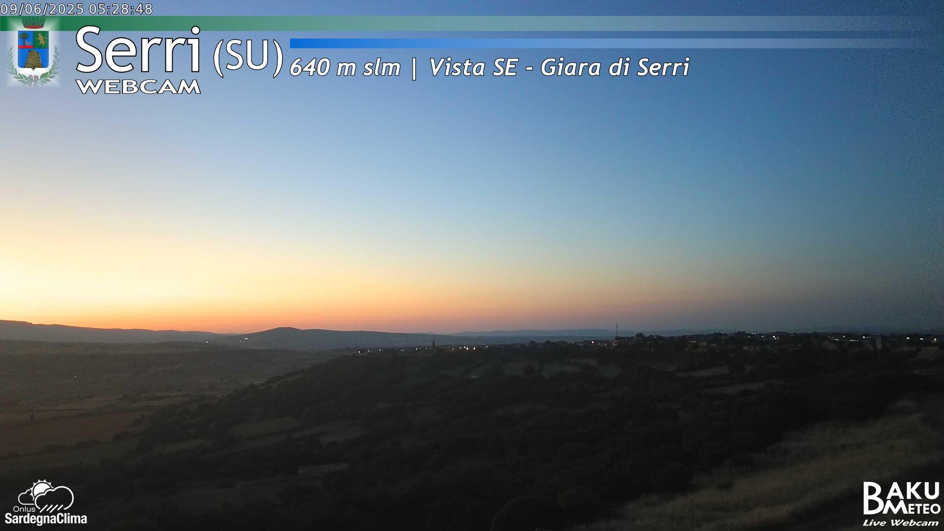 time-lapse frame, Serri webcam