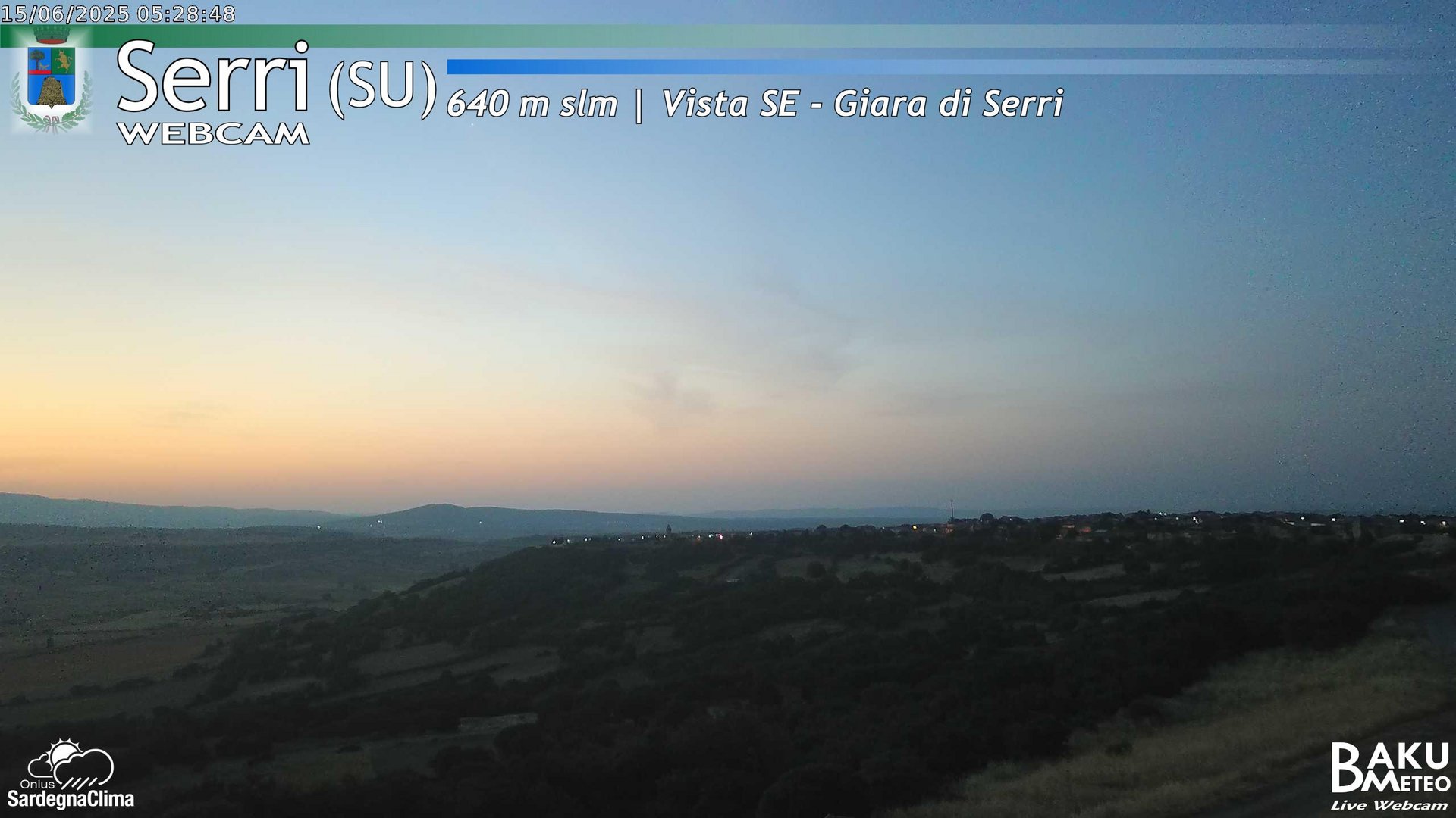 time-lapse frame, Serri webcam