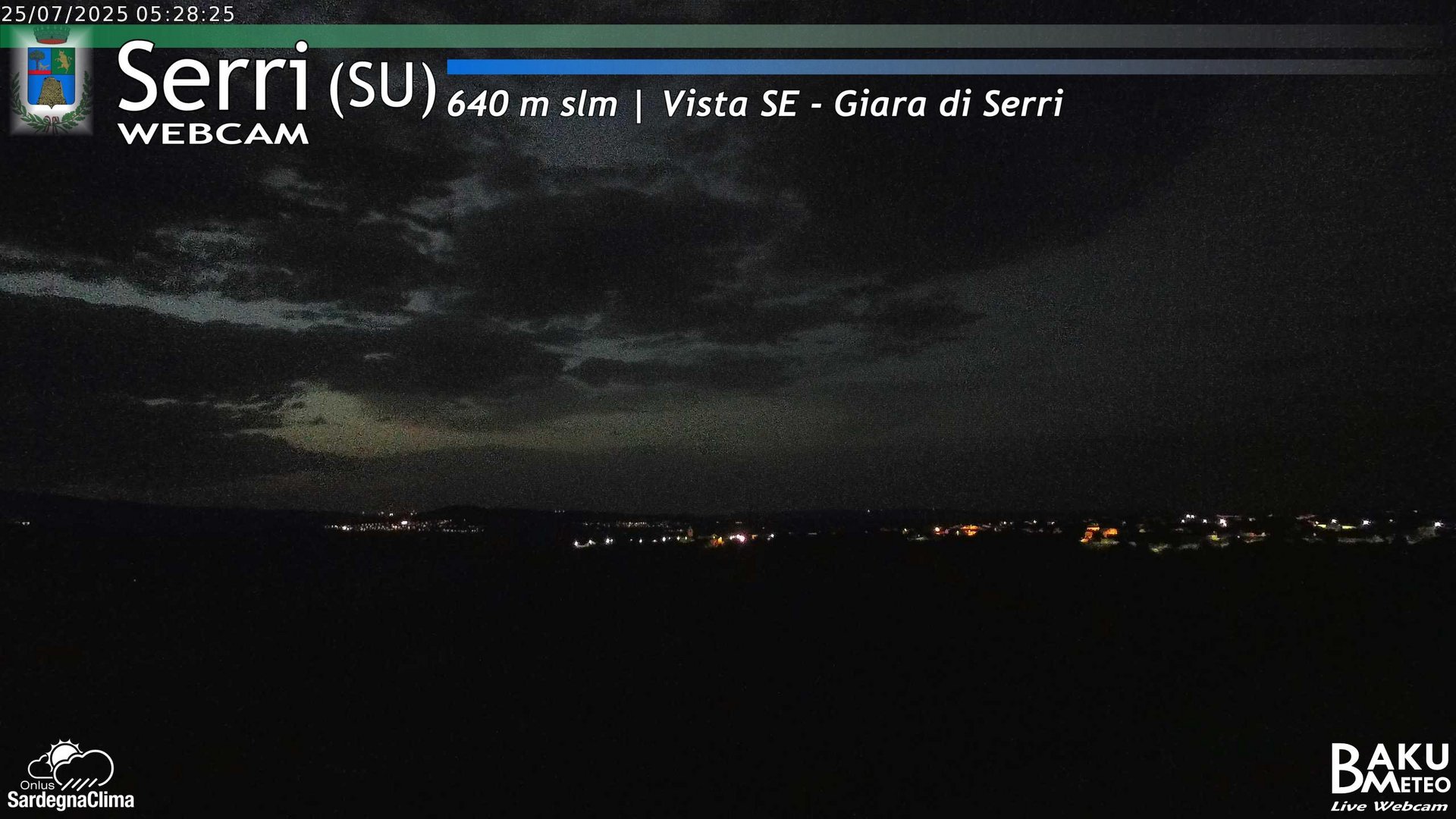 time-lapse frame, Serri webcam