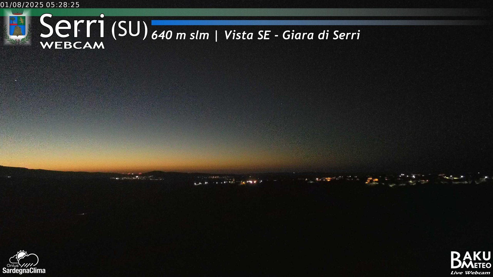 time-lapse frame, Serri webcam