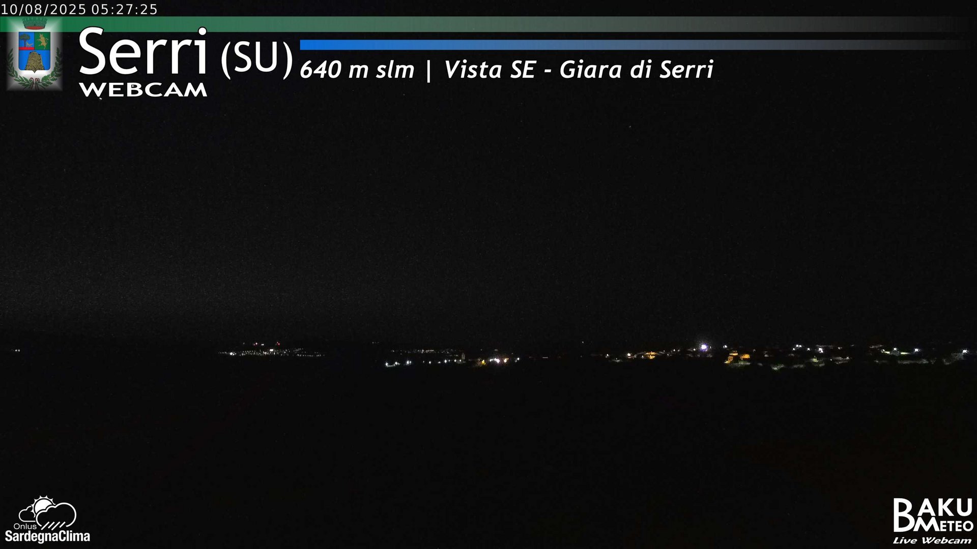 time-lapse frame, Serri webcam