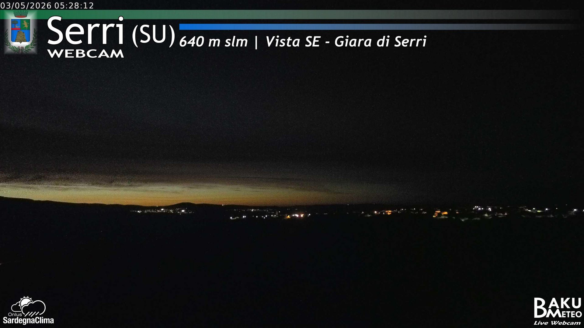 time-lapse frame, Serri webcam