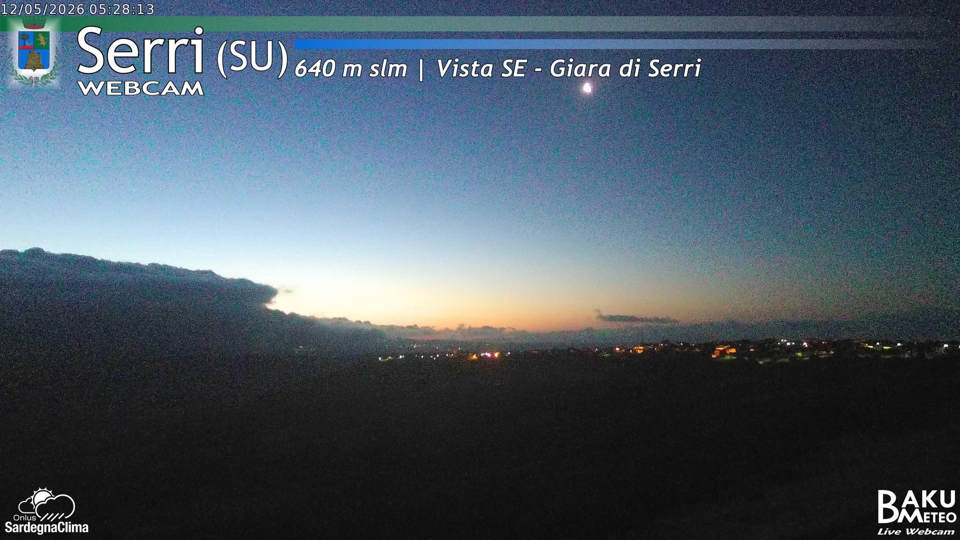time-lapse frame, Serri webcam
