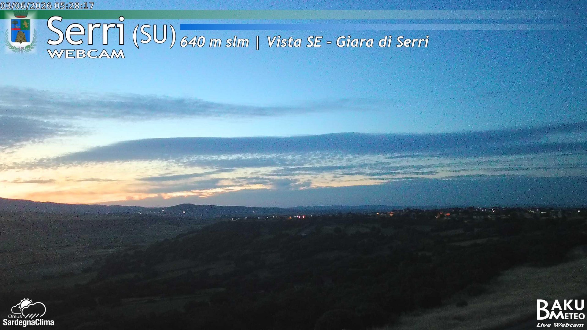 time-lapse frame, Serri webcam
