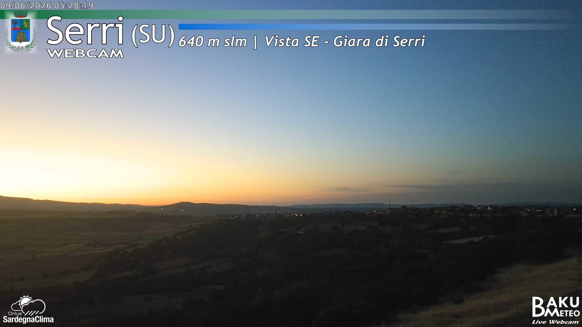time-lapse frame, Serri webcam